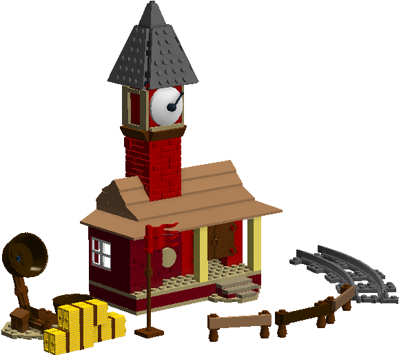 3d, Appleloosa, Artist - Lego Hay Bale (698x540), Png Download