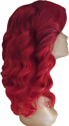 16" Red Wig - Wig (530x530), Png Download