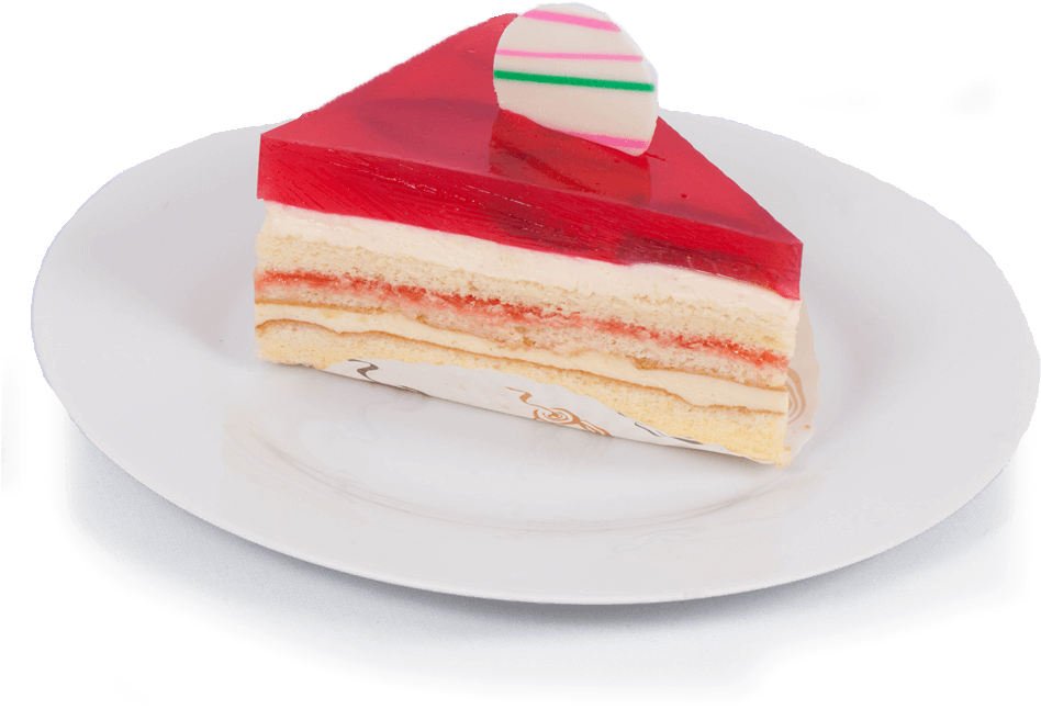 Slice Strawberry Cheese Cake Rp - Cheesecake (1000x1000), Png Download