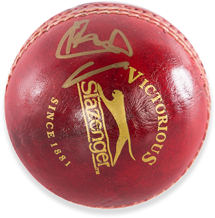 Ian Botham Signed Cricket Ball - Red Slazenger (650x665), Png Download