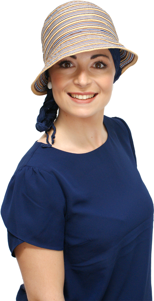 Summer Chemo Headwear - Hat (675x1000), Png Download