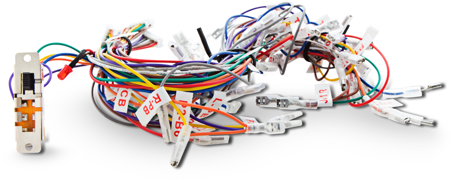 X-arcade Wiring Harness - Hanaho (1000x667), Png Download