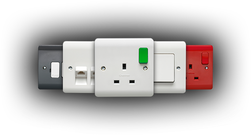 Featured Product Crabtree Launches Progressive Wiring - Png Of Electricals Switches (818x440), Png Download