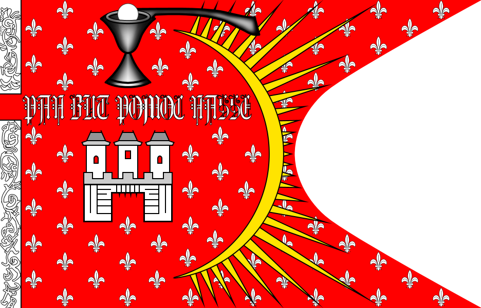 Prague Banner C1477 - Fleurs De Lis Of The Kings (936x600), Png Download