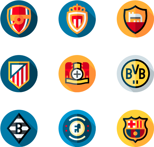 Football Shields - Stock Illustration (600x564), Png Download