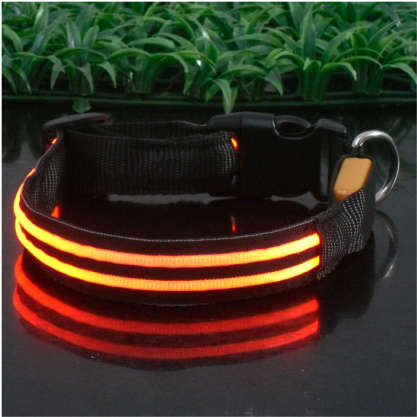A1 - Sassy Dog Wear 16-28-inch Double-line Led Flashing (500x500), Png Download
