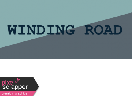 Winding Road Label - Break'n Windows: A Windows-word Really-quick User-fr (456x456), Png Download