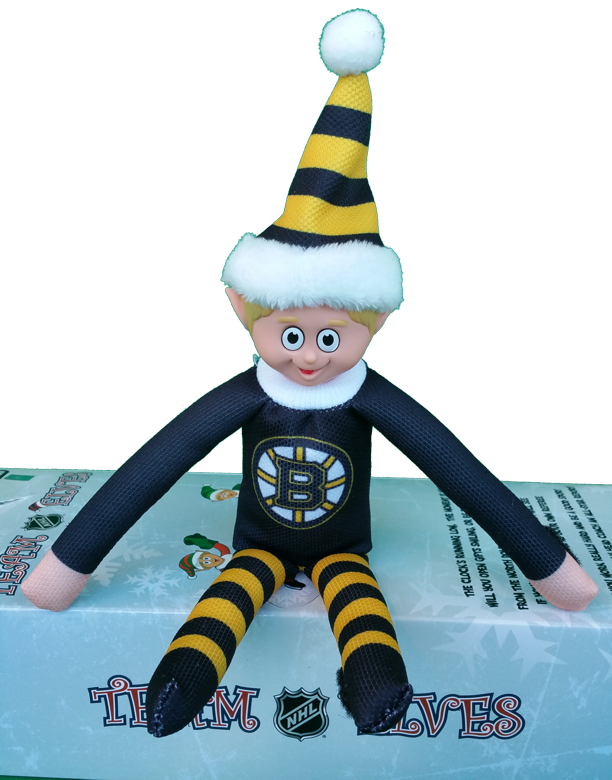 Boston Bruins Elf On The Shelf (612x780), Png Download