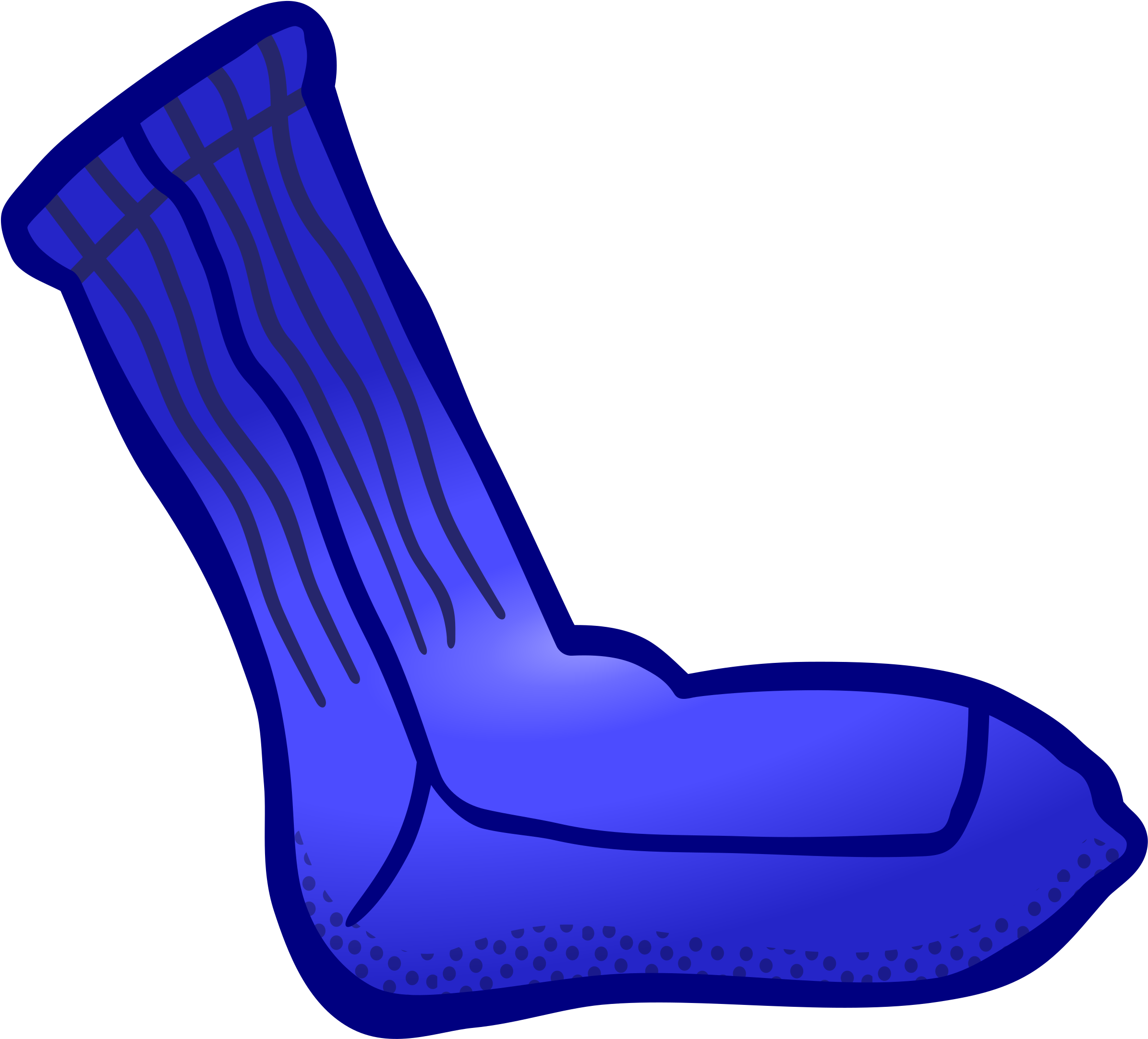 School Clipart Sock - Clipart Sock (2400x2400), Png Download