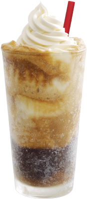 Sock Hop Soda Shoppe - Sonic Drinks Menu Root Beer Float (400x400), Png Download