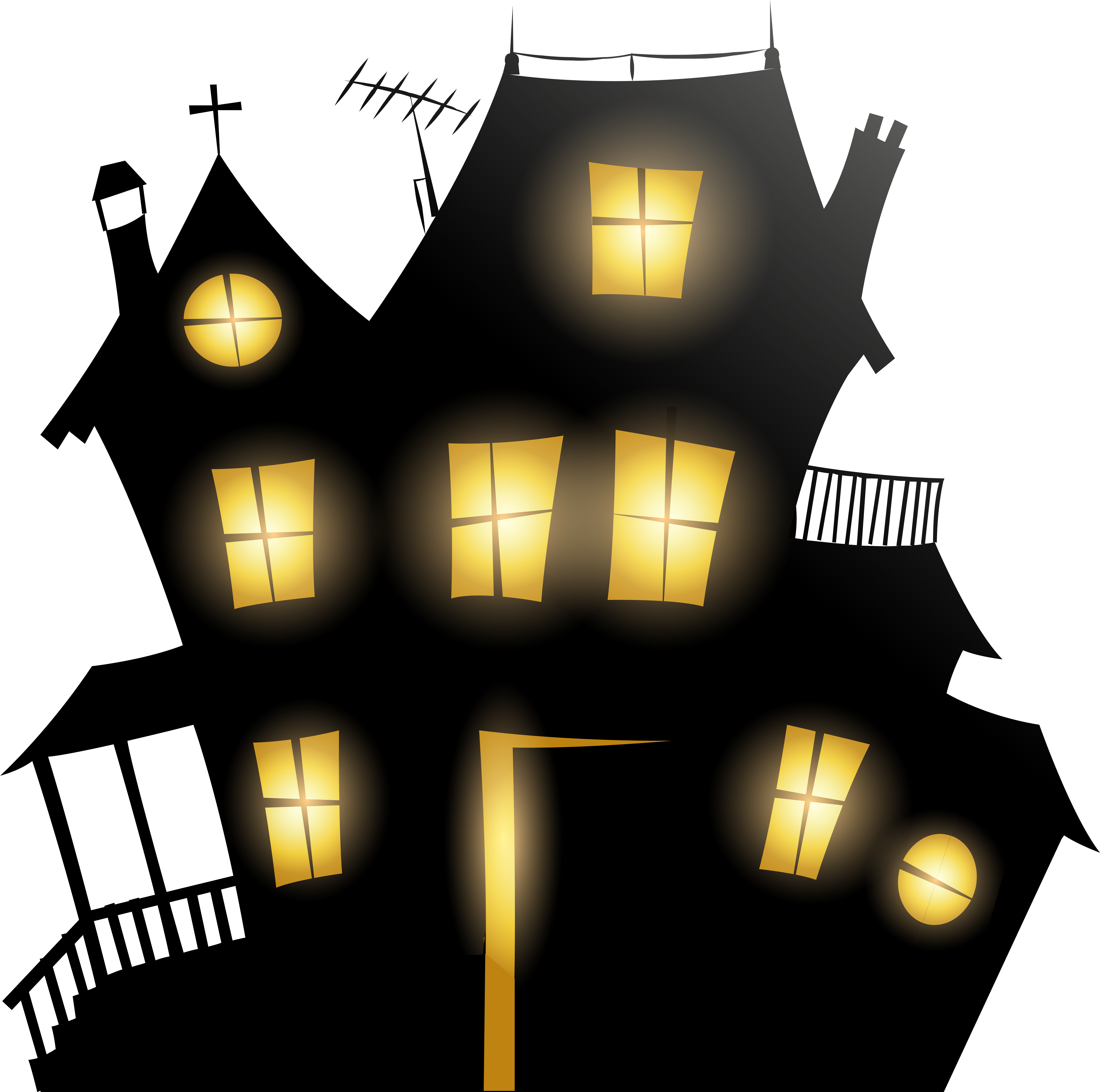 Black House Png (8000x7927), Png Download