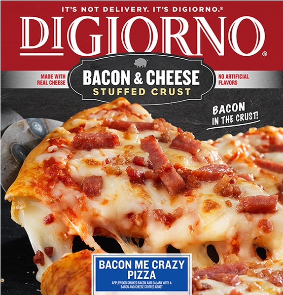 Digiorno Bacon Me Crazy Pizza (750x640), Png Download