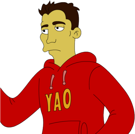 Simpson Wiki En Español, La Wiki De Los Simpson - Yao Ming Los Simpsons (500x500), Png Download