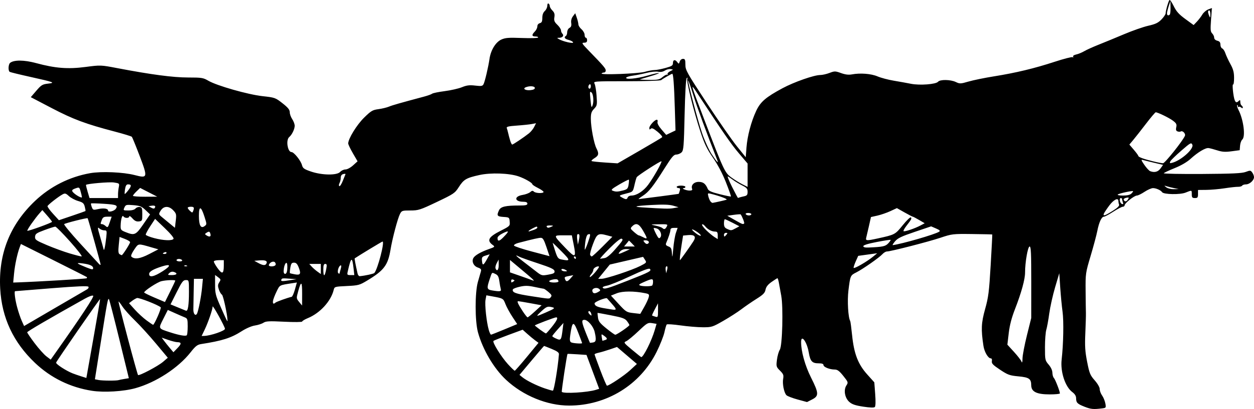 Free Download - Silhouette (2510x820), Png Download