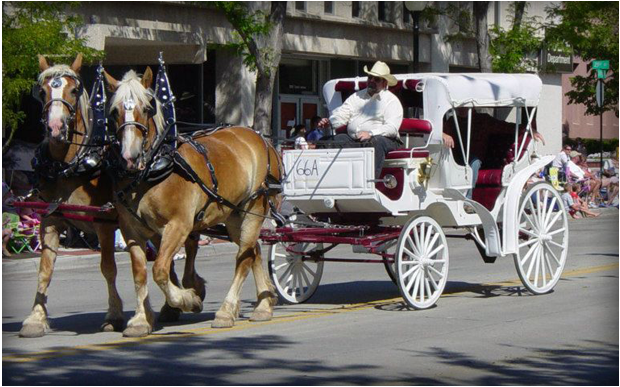 Have A Galloping Good Time At Your Next Event Add Carriage - Duncan Carriages (950x410), Png Download