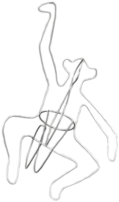 Hanging Monkey Topiary Frame - Hanging (498x445), Png Download