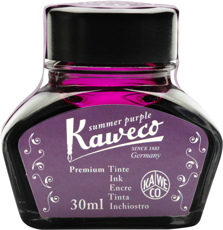 Kaweco 30ml Ink Bottle Summer Purple - Kaweco Bottled Ink 30ml - Summer Purple (1024x1024), Png Download