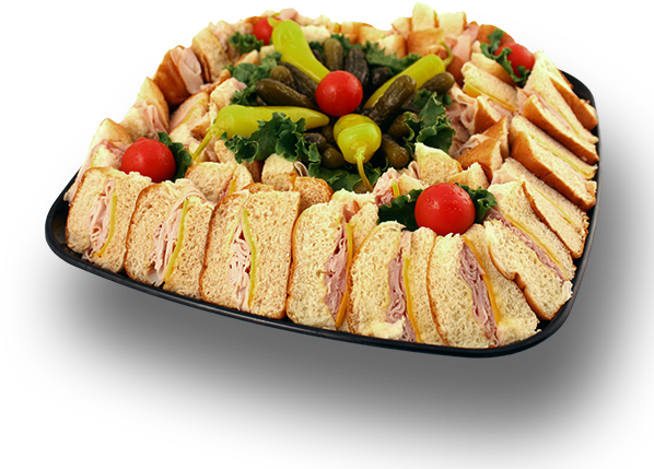 Hawaiian Sweet Roll Sandwich Tray - Fast Food (600x600), Png Download