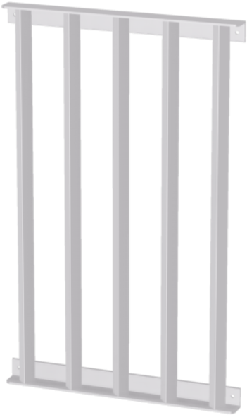 Lr7ajbw Jail Bar Window Guard For Logging Rack - Arch (1024x768), Png Download
