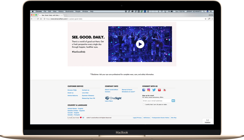 Seegooddaily On Macbook 3 6 - Operating System (1000x576), Png Download