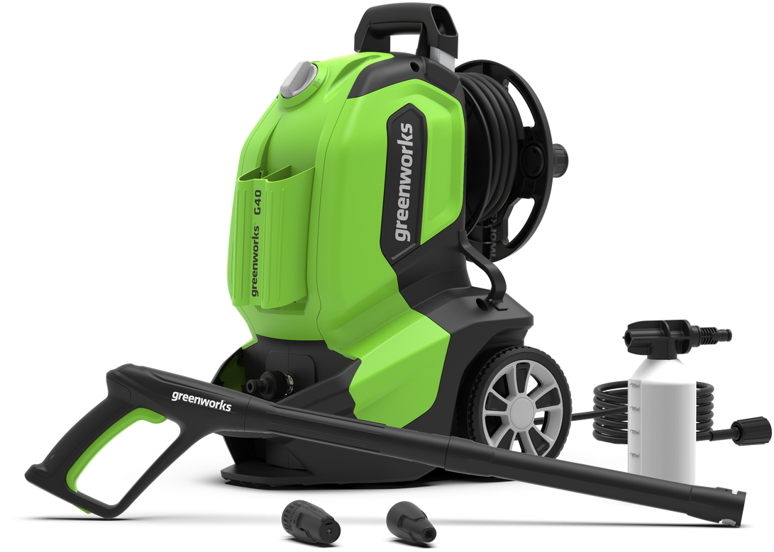 Greenworks Pressure Washer G40 - Greenworks G70 (1200x1028), Png Download