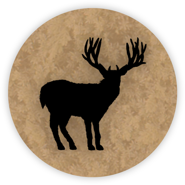 Large Antlers Stag Buck Deer Popsocket Grip - Antler (750x756), Png Download