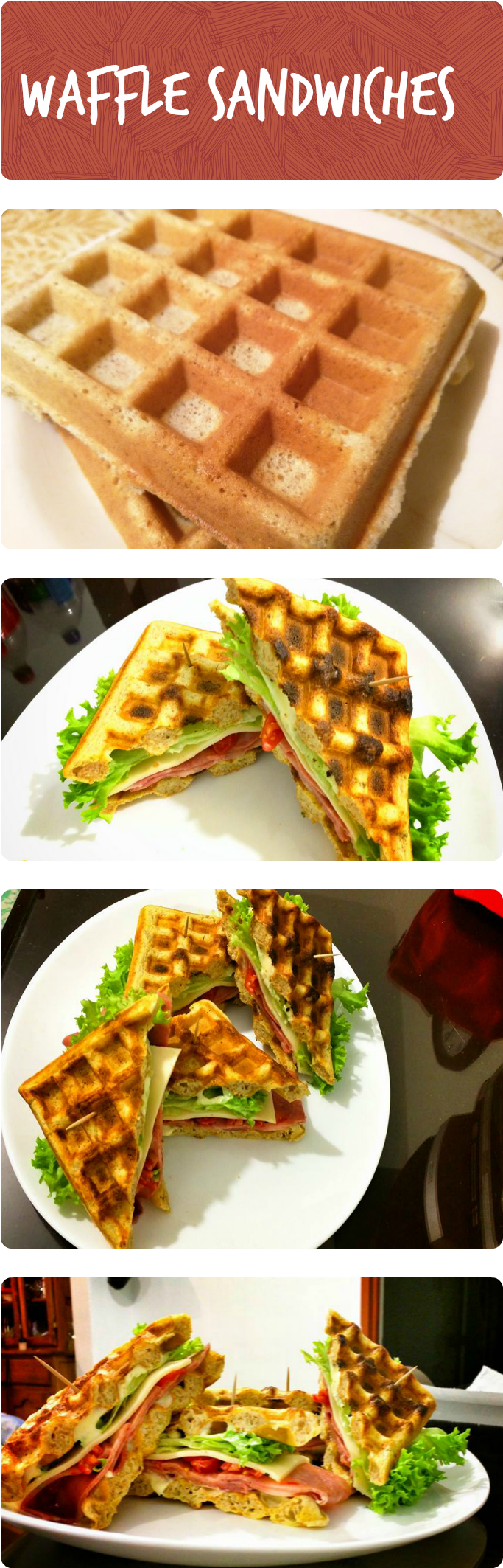 #waffle #sandwich #receta #recipe La Receta Fácil Que - Scorpion's Lair And Ruffled Feathers (760x2203), Png Download