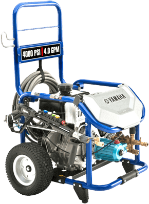 Pw4040 Right Front Three Quarter Thumbnail - Yamaha 4040 Pressure Washer (300x415), Png Download