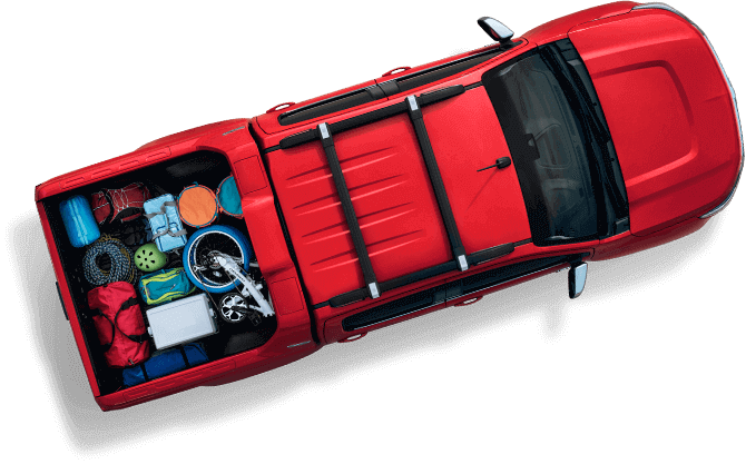 Truck Top View Png - Chevrolet Colorado Top View (670x417), Png Download