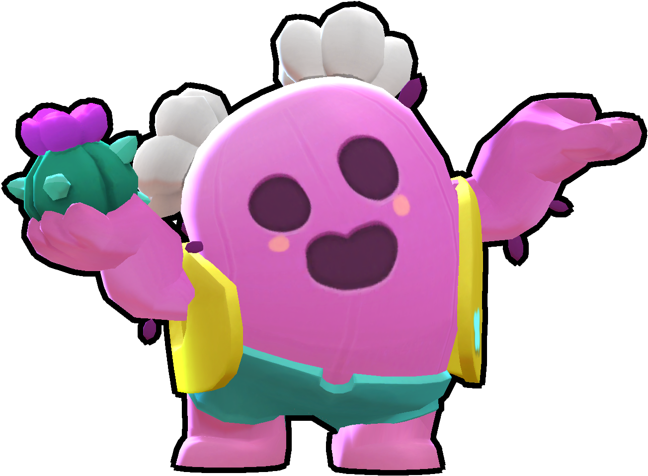 Download Spike Skin Pinky Spike Brawl Stars Png Image With