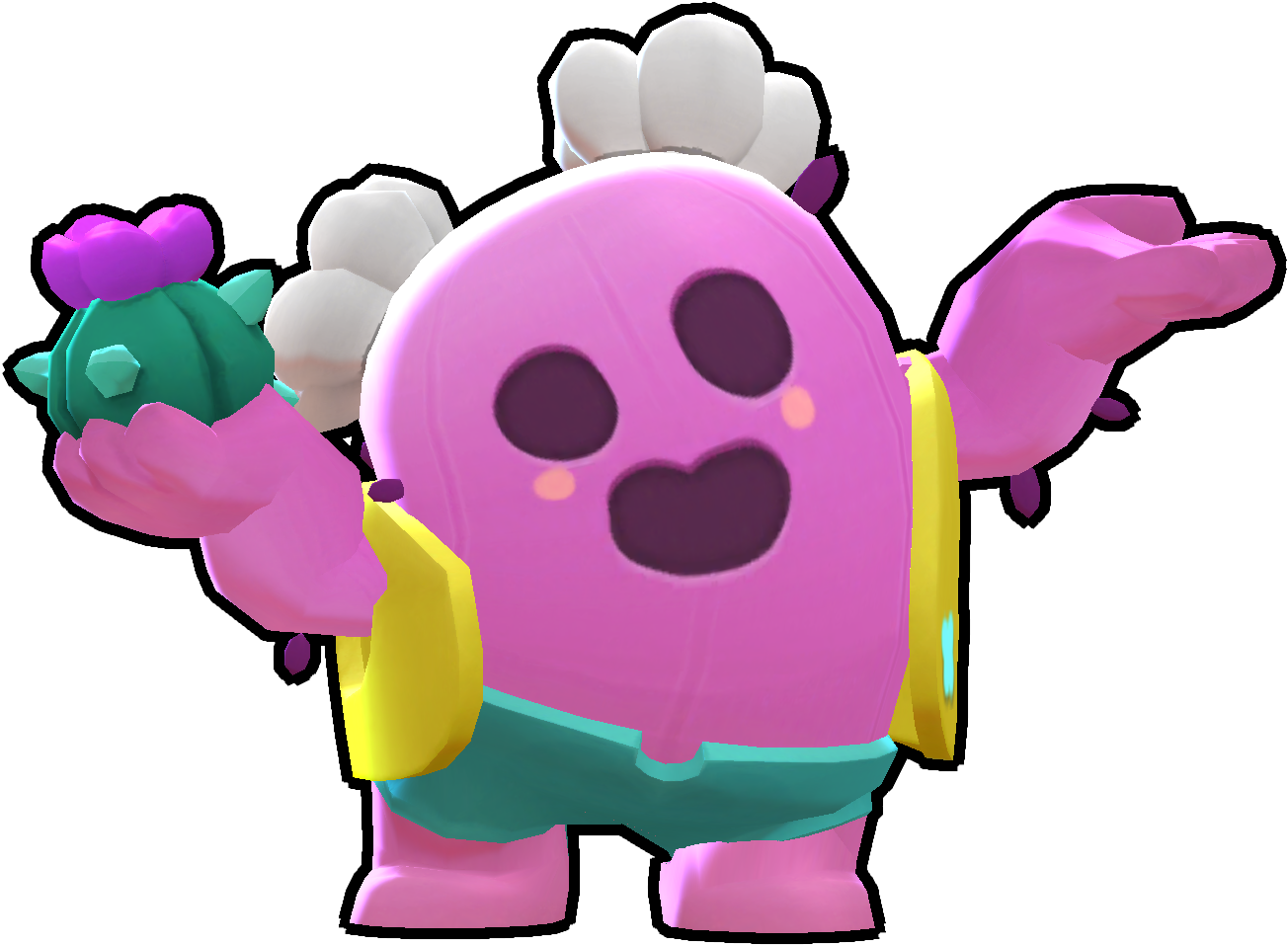 Download Spike Skin Pinky Spike Brawl Stars Png Image With No Background Pngkey Com - skin do spike do brawl stars