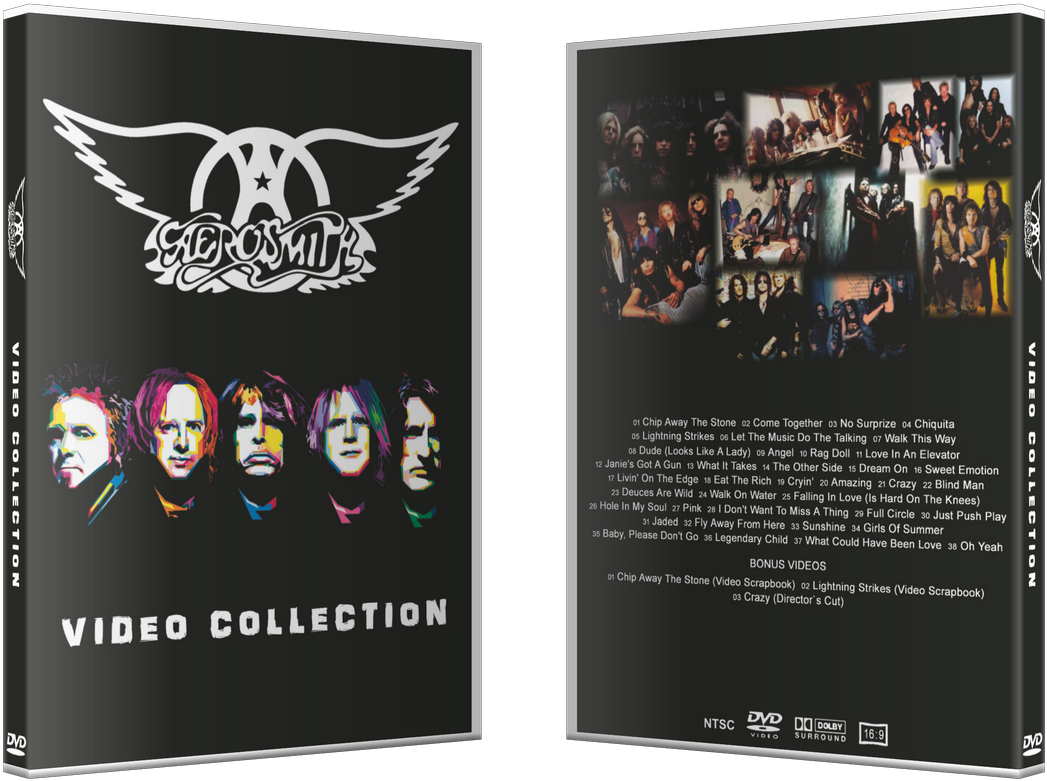 Aerosmith - Video Collection - Aerosmith (1060x788), Png Download