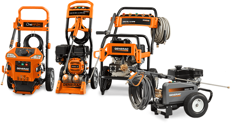 different Generac Pressure Washer 