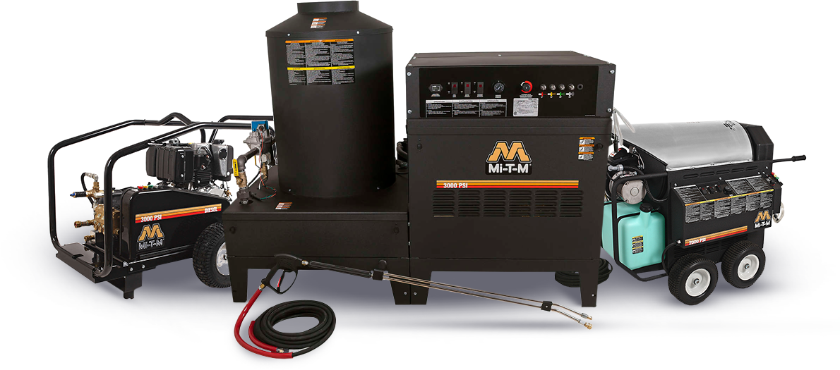 Cleaning Equipment, Wash Pads, & Compressors - Electric Generator (1190x525), Png Download