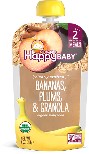 Happyfamily - Happybaby Organic Clearly Crafted Stage (600x600), Png Download