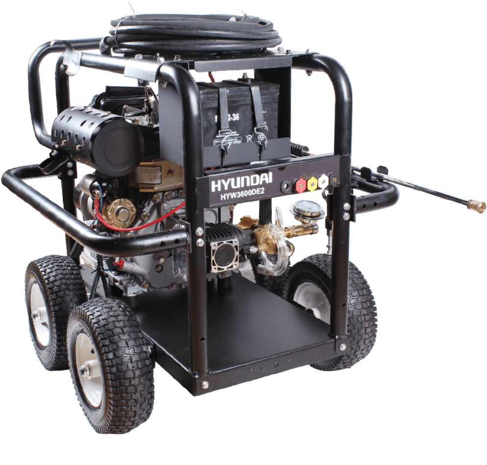 Hyw3600de2 Final Image This Hyundai Pressure Washer - Pressure Washer (1024x1016), Png Download