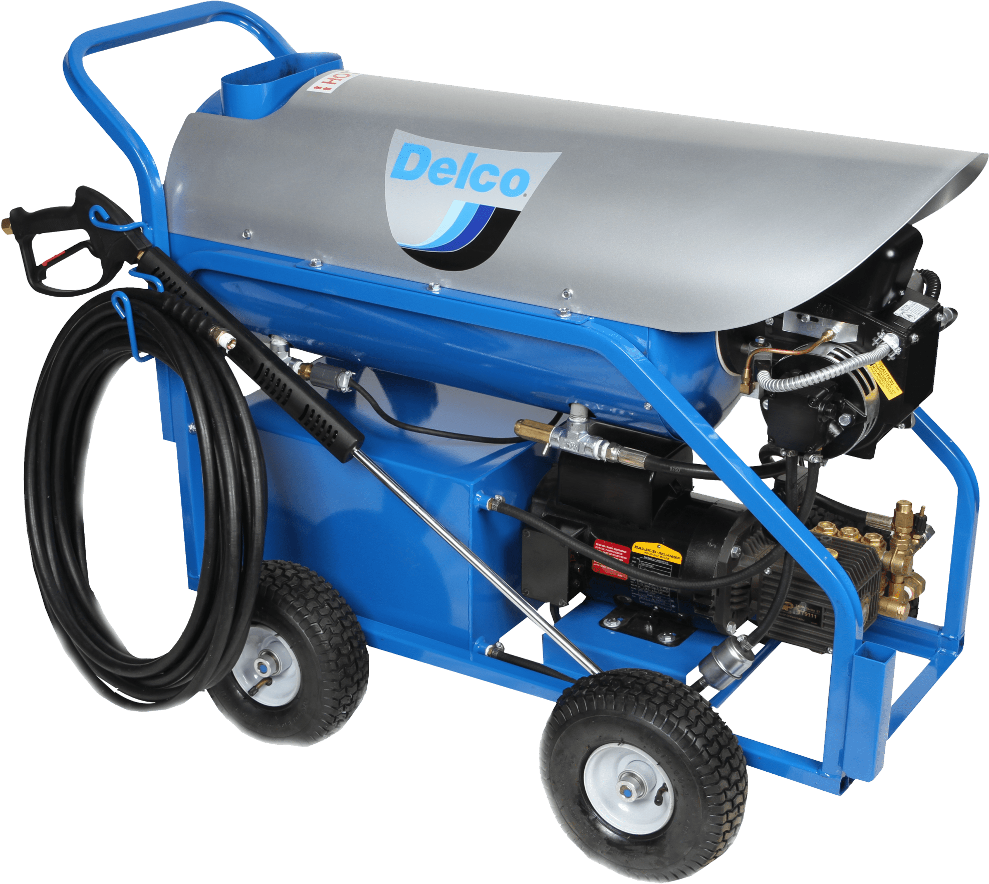 Delco Hot Water Pressure Washers - Electric Generator (2048x1894), Png Download