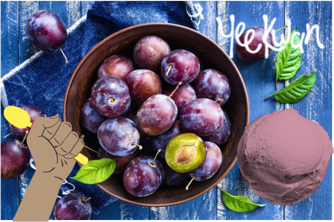 Plum And Umeshu Sorbet - Plums (788x469), Png Download