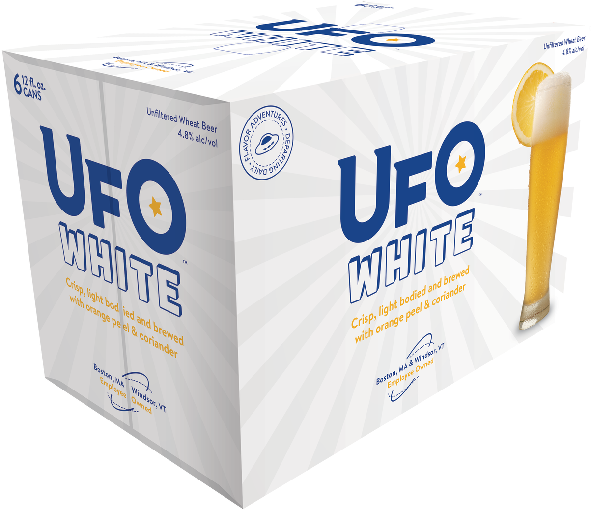 Ufo White 12oz Can 6-pack, Pdf - Harpoon Ufo Blueberry Lemonade (1231x1050), Png Download