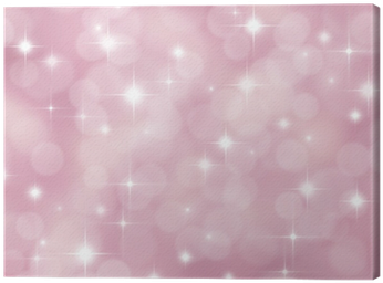 Abstract Pink Background With Boke Effect And Stars - Placemat (400x400), Png Download