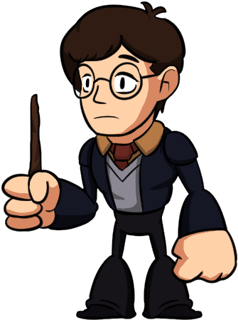 Fan Creationassignment Needed Me To Draw Harry Potter - Cartoon (359x465), Png Download