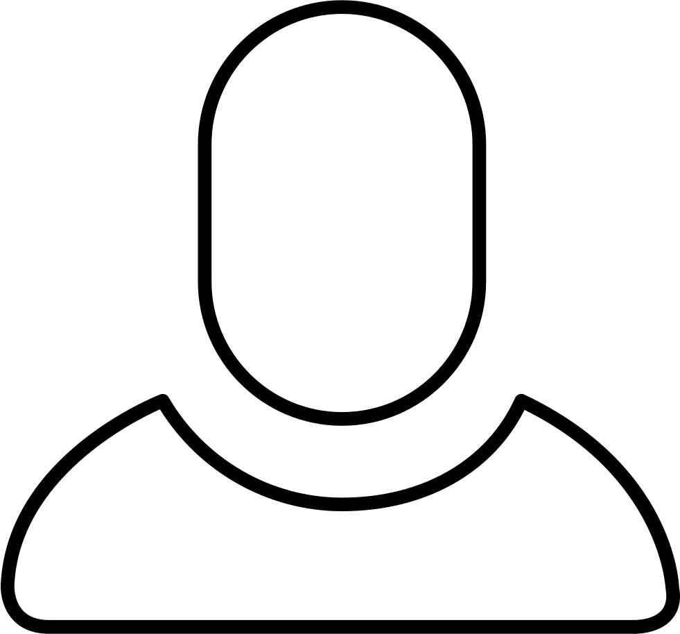 Person Outline Svg Icon Free Download Portable Network Graphics