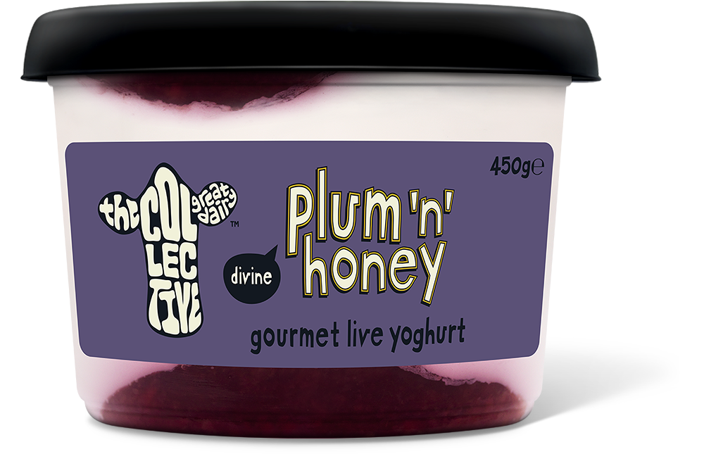 Plum 'n' Honey 450g - Collective Dairy Scottish Raspberry Yoghurt (1000x700), Png Download