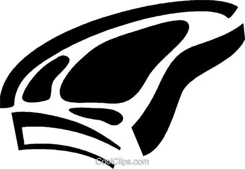 Steak Royalty Free Vector Clip Art Illustration - Steak Black And White Png (480x332), Png Download