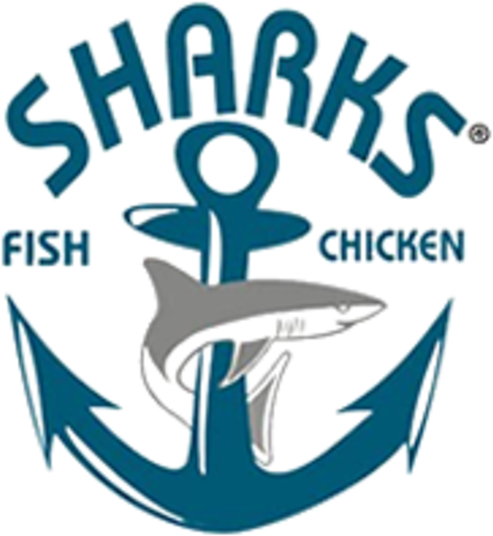 Sharks Fish And Chicken Delivery - Sharks Fish And Chicken Logo (800x800), Png Download