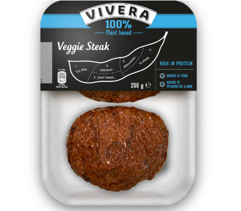 Vivera's First Delivery Of 40,000 Steaks Have Sold - Vegan Steak Tesco Vivera (750x423), Png Download