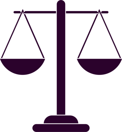 Justice Scales Silhouette Pictures Png Images - Scales Clip Art (400x432), Png Download