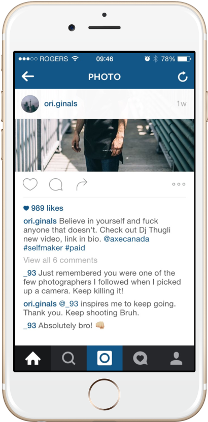 Instagram On Iphone Png (1024x1024), Png Download
