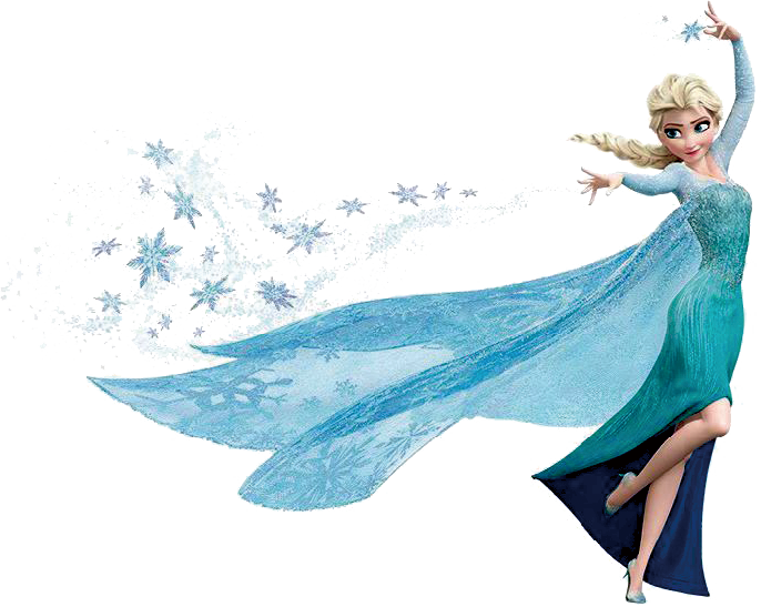 Elsa Built A Ice Castle On The Top Of The Mountain - Frozen Clipart (686x547), Png Download