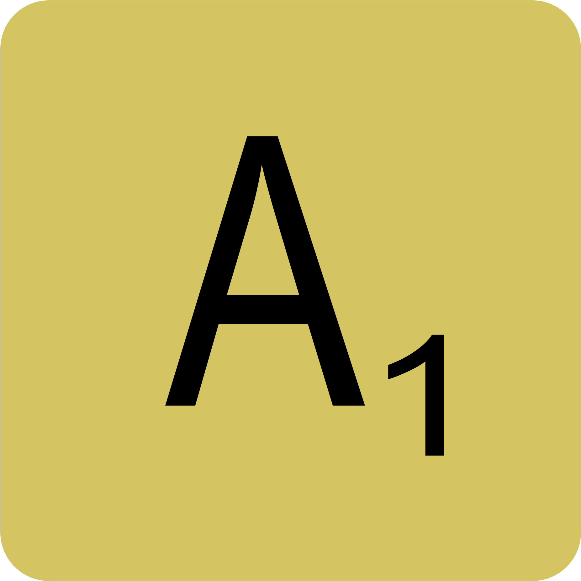 Open - Scrabble Letter (2000x2000), Png Download